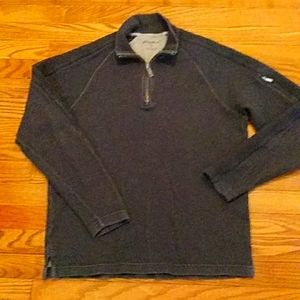 Eddie Bauer quarter zip long sleeve pullover, Men's Medium